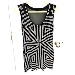 Black dress with sequins from Express